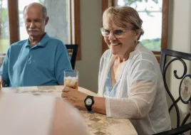 Homeowners talking about windows